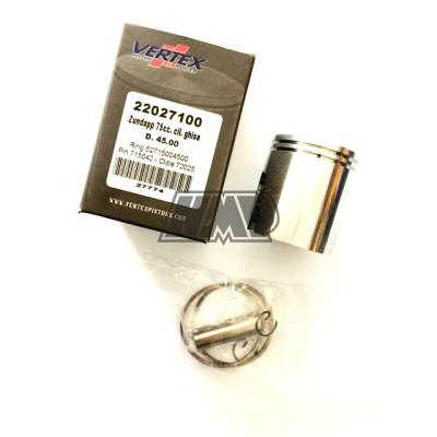 Piston ZUNDAPP FAMEL 5 velocidades 45 mm / 2 segmentos - VERTEX
